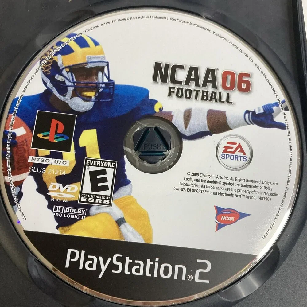 NCAA‎ Football 06 - Playstation 2 (PS2) With Manual